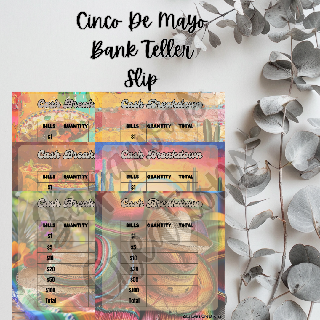 Complete Budget Bundle | Digital Download | Cash Budget Bundle | Cinco De Mayo Theme