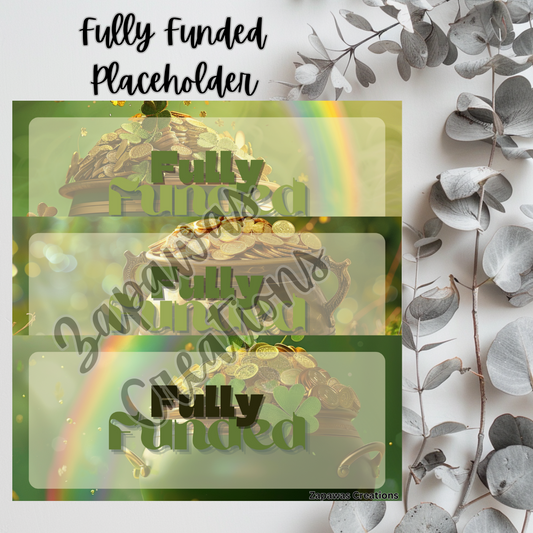 Money Placeholder | St Patrick's Day Theme Digital Download | Fully Funded Slips | Set of 3