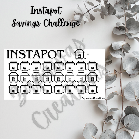 Instapot Savings Challenge | Digital Download | Cash Budgeting | PDF