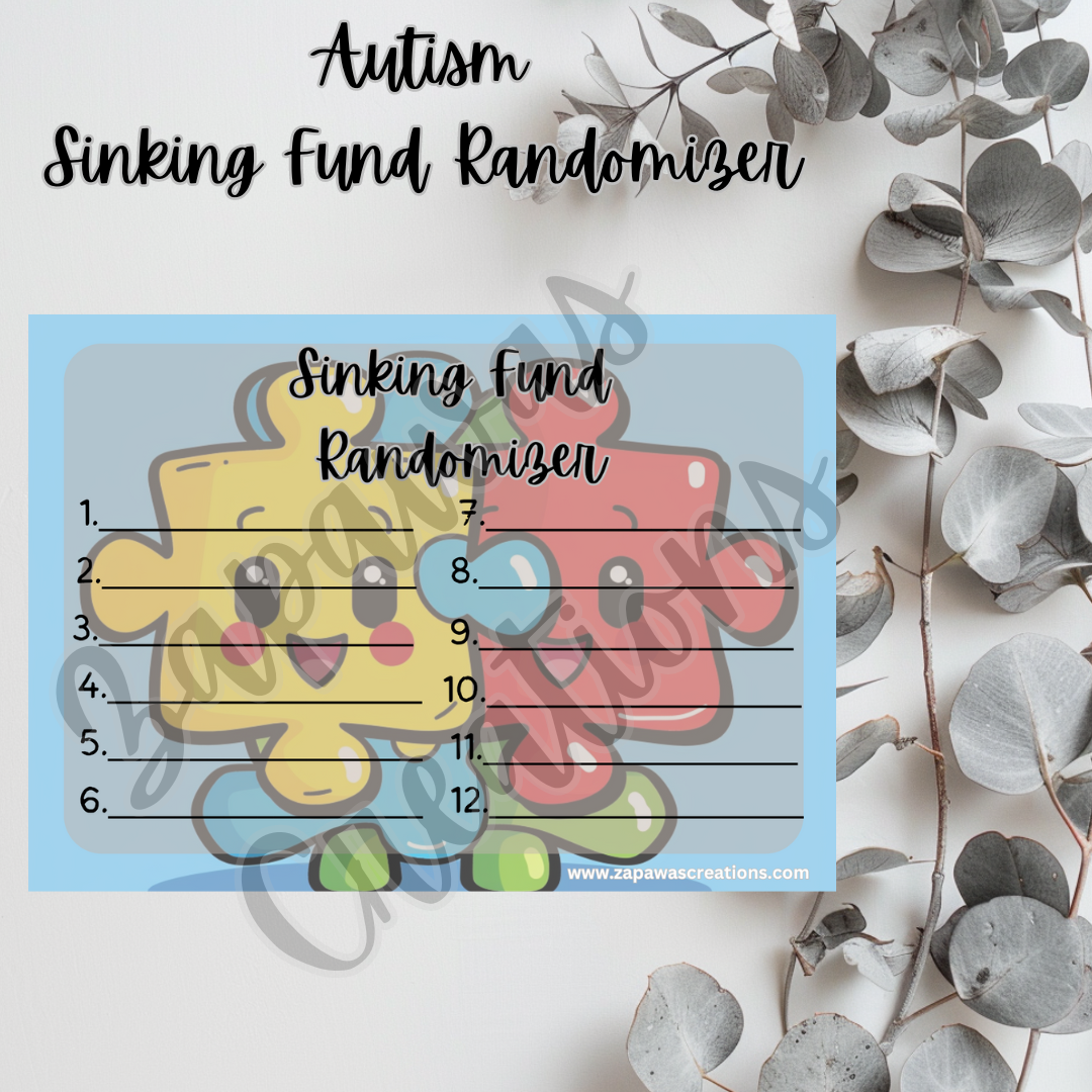 Autism Awareness Complete Budget Bundle | Digital Download | Cash Budget Bundle