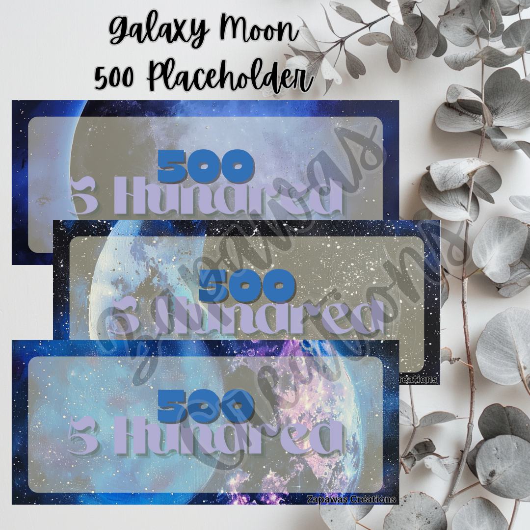 Galaxy Moon Complete Budget Bundle | Digital Download | Cash Budget Bundle