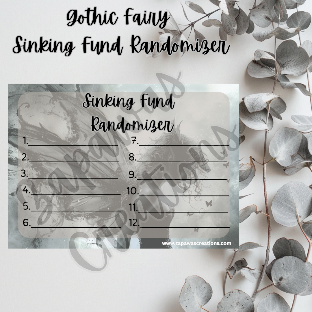 Gothic Fairy Complete Budget Bundle | Digital Download | Cash Budget Bundle