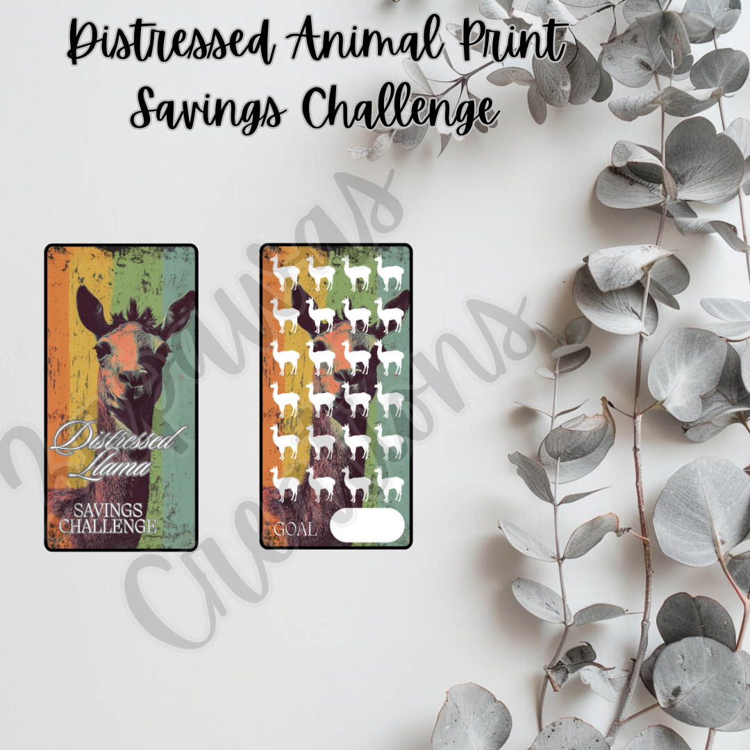 Distressed Animal Print Complete Budget Bundle | Digital Download | Cash Budget Bundle