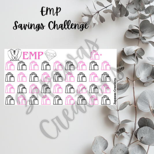 EMP Savings Challenge | Digital Download | Cash Budgeting | PDF