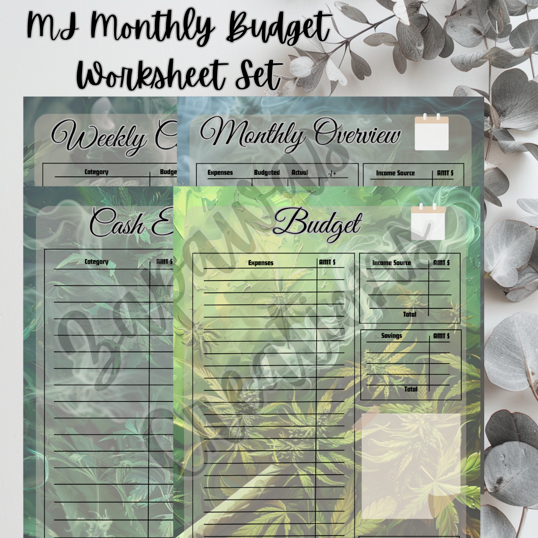 Complete Budget Bundle | Digital Download | Cash Budget Bundle | MJ Theme