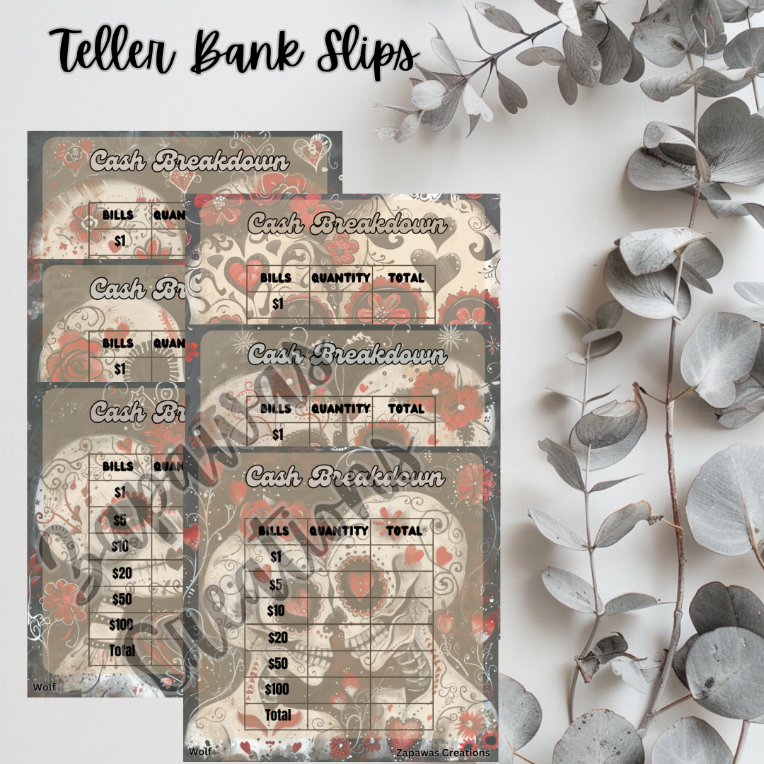 Complete Budget Bundle | Digital Download | Cash Budget Bundle | Sugar Skull Love Theme