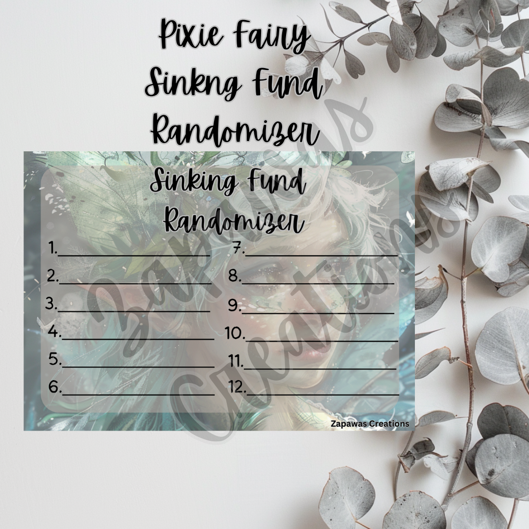 Complete Budget Bundle | Digital Download | Cash Budget Bundle | Pixie Fairy Theme