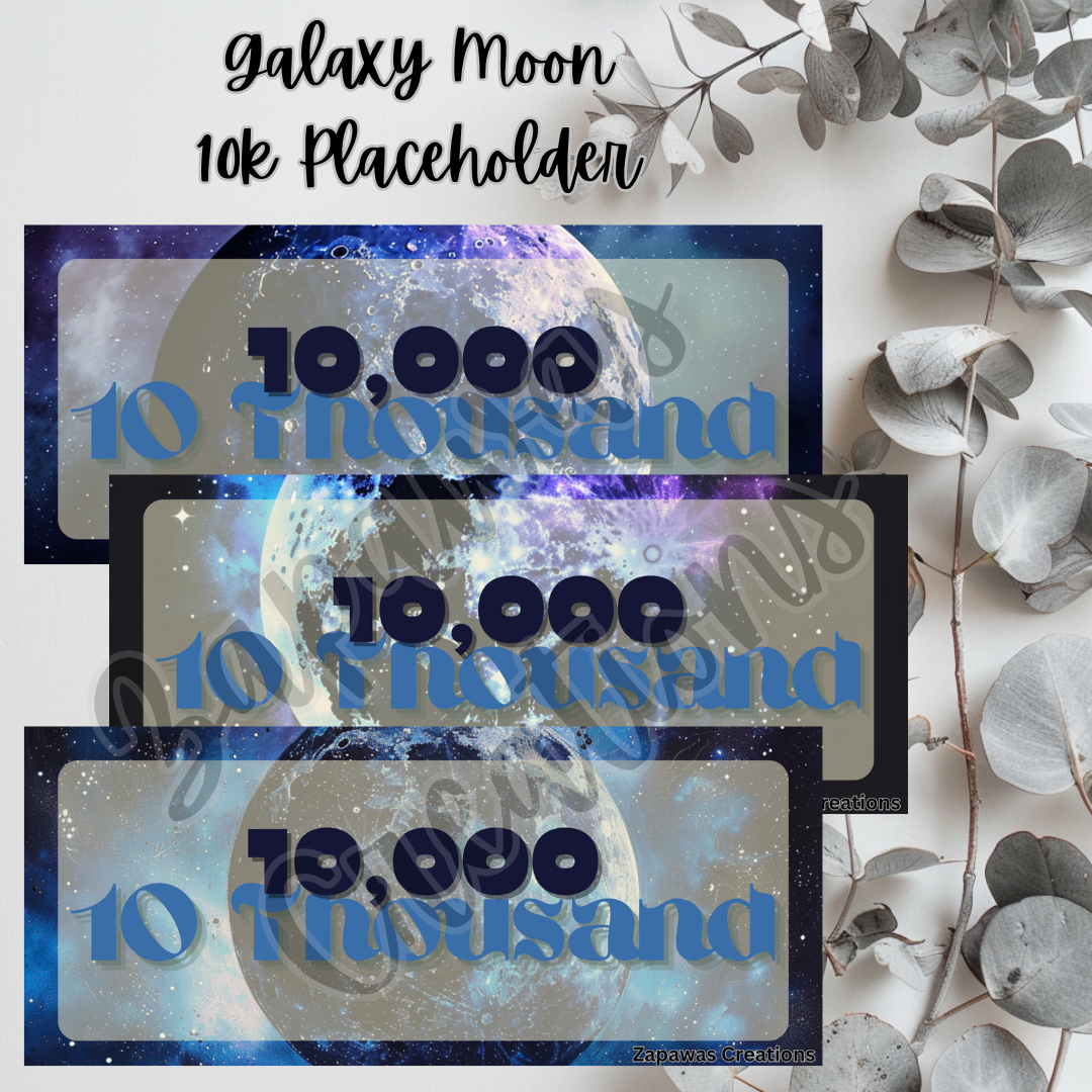 Galaxy Moon Complete Budget Bundle | Digital Download | Cash Budget Bundle