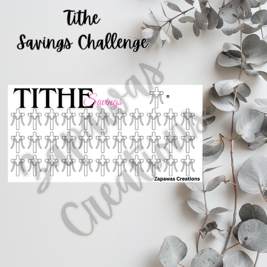 Tithe Savings Challenge | Digital Download | Cash Budgeting | PDF