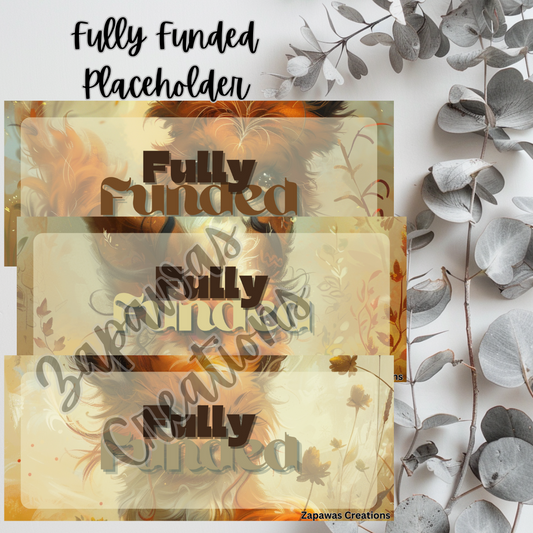 Money Placeholder | Woodland Creature Theme Digital Download | Fully Funded Slips | Set of 3