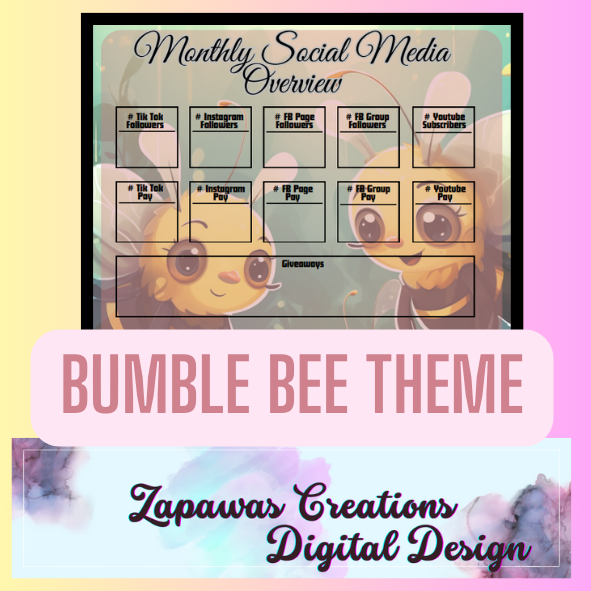 Direct Sales PDF Bundle | Bumble Bee Theme | Digital Download | Tracker | Printable