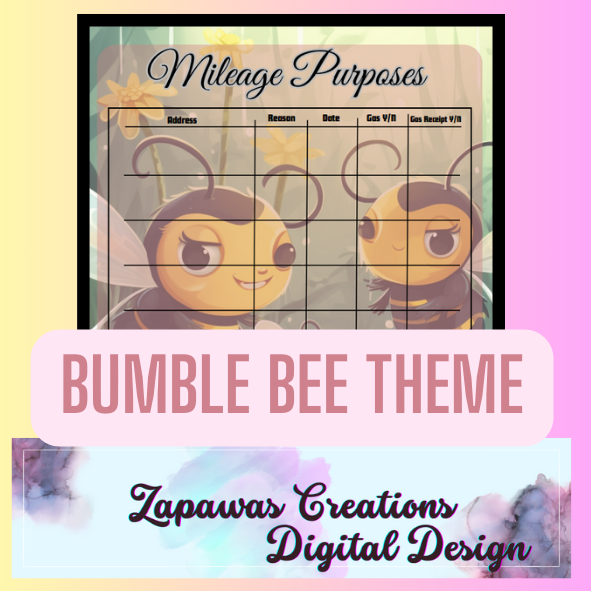 Small Business PDF Bundle | Bumble Bee Theme | Set of 4 | Digital Download | Tracker | Printable